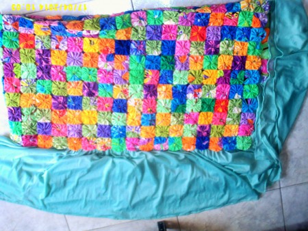 Lençol de cama, solteiro de fuxico